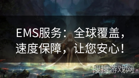 EMS服务：全球覆盖，速度保障，让您安心！