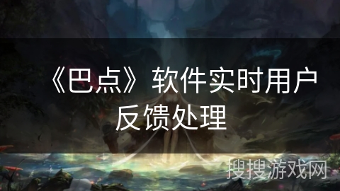《巴点》软件实时用户反馈处理