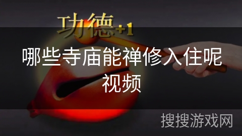 哪些寺庙能禅修入住呢视频