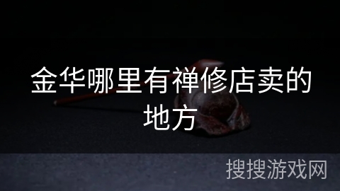 金华哪里有禅修店卖的地方