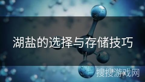 湖盐的选择与存储技巧
