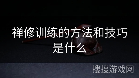 禅修训练的方法和技巧是什么