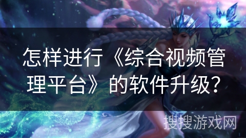 怎样进行《综合视频管理平台》的软件升级? 怎样进行《综合视频管理平台》的软件升级?