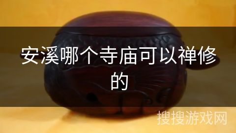 安溪哪个寺庙可以禅修的 安溪哪个寺庙可以禅修的