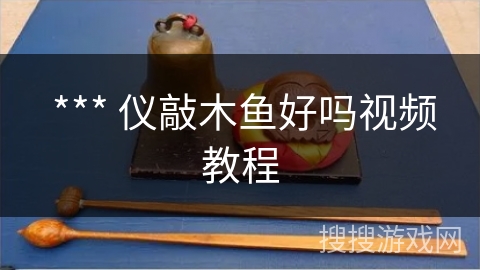  *** 仪敲木鱼好吗视频教程