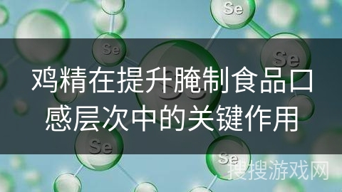 鸡精在提升腌制食品口感层次中的关键作用