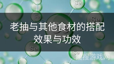 老抽与其他食材的搭配效果与功效