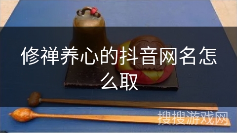 修禅养心的抖音网名怎么取