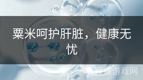 粟米呵护肝脏，健康无忧