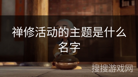禅修活动的主题是什么名字