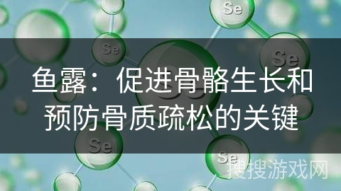 鱼露:促进骨骼生长和预防骨质疏松的关键