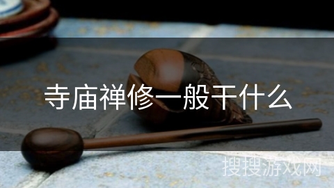 寺庙禅修一般干什么