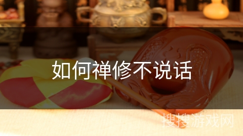 如何禅修不说话