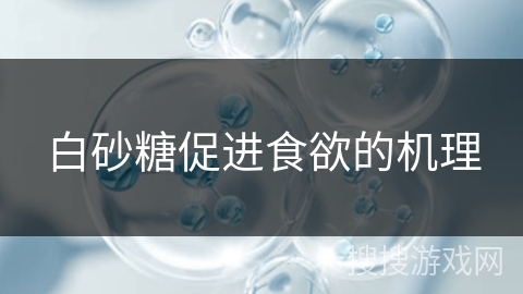 白砂糖促进食欲的机理