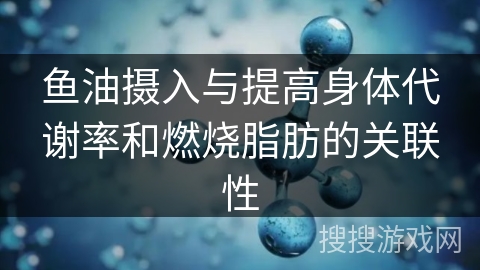 鱼油摄入与提高身体代谢率和燃烧脂肪的关联性