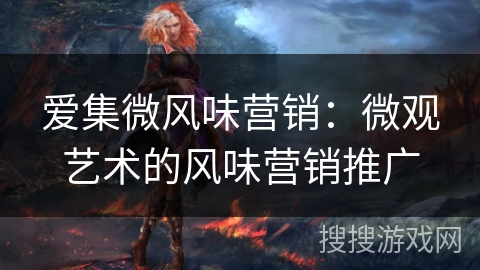爱集微风味营销：微观艺术的风味营销推广