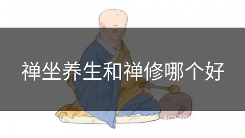 禅坐养生和禅修哪个好 禅坐养生和禅修哪个好