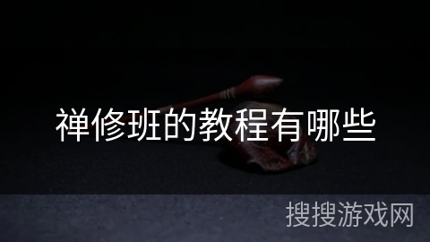 禅修班的教程有哪些