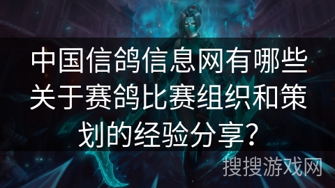 中国信鸽信息网有哪些关于赛鸽比赛组织和策划的经验分享？