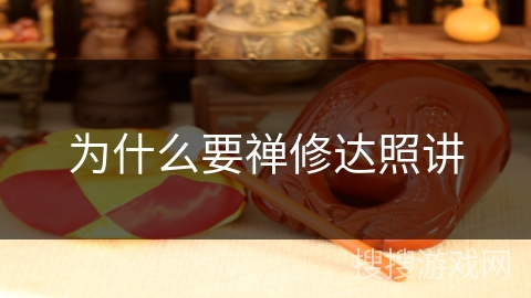 为什么要禅修达照讲