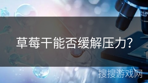 草莓干能否缓解压力？