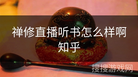 禅修直播听书怎么样啊知乎