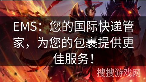 EMS：您的国际快递管家，为您的包裹提供更佳服务！