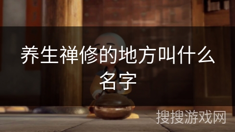 养生禅修的地方叫什么名字