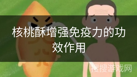 核桃酥增强免疫力的功效作用