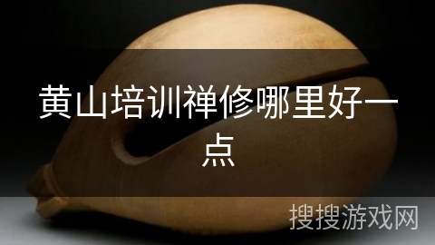 黄山培训禅修哪里好一点