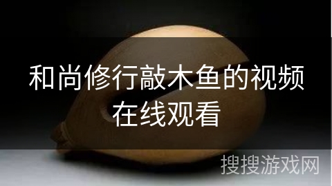 和尚修行敲木鱼的视频在线观看