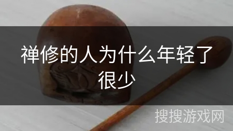 禅修的人为什么年轻了很少