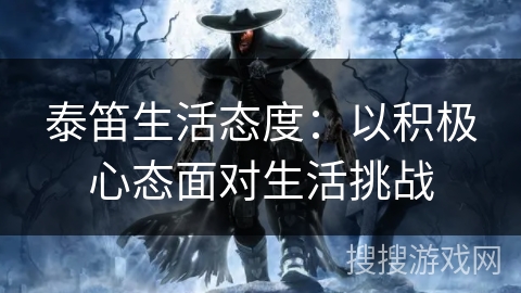 泰笛生活态度：以积极心态面对生活挑战