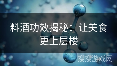 料酒功效揭秘：让美食更上层楼