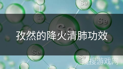 孜然的降火清肺功效