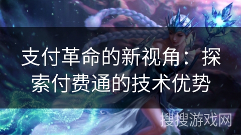 支付革命的新视角：探索付费通的技术优势