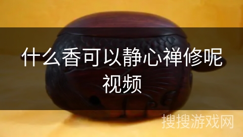 什么香可以静心禅修呢视频