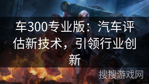 车300专业版：汽车评估新技术，引领行业创新