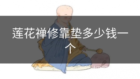 莲花禅修靠垫多少钱一个