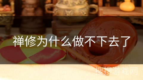 禅修为什么做不下去了