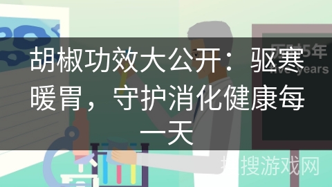 胡椒功效大公开：驱寒暖胃，守护消化健康每一天