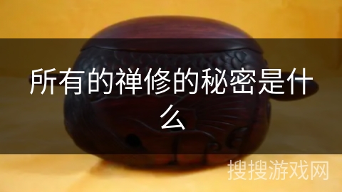 所有的禅修的秘密是什么 所有的禅修的秘密是什么