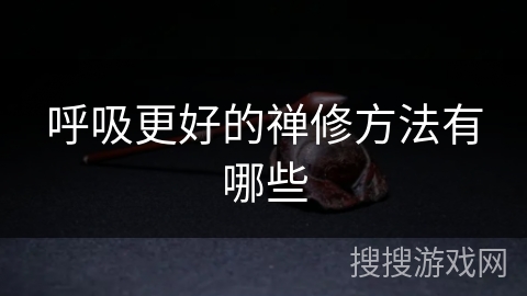 呼吸更好的禅修方法有哪些 呼吸更好的禅修方法有哪些