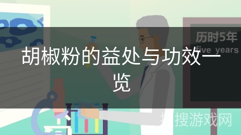 胡椒粉的益处与功效一览