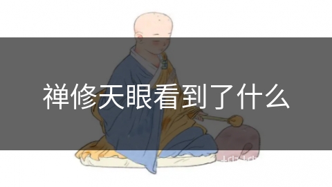 禅修天眼看到了什么