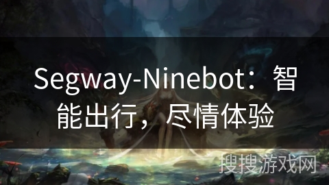 Segway-Ninebot:智能出行,尽情体验 Segway-Ninebot:智能出行,尽情体验