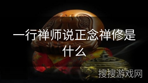 一行禅师说正念禅修是什么 一行禅师说正念禅修是什么