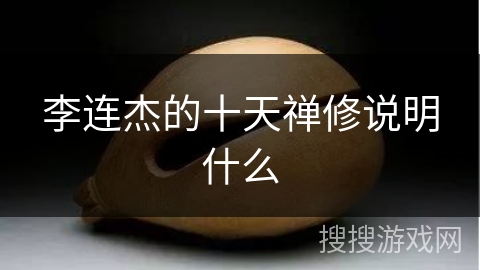 李连杰的十天禅修说明什么