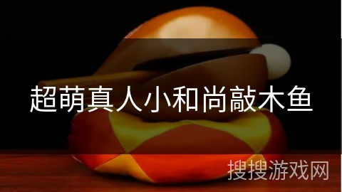 超萌真人小和尚敲木鱼