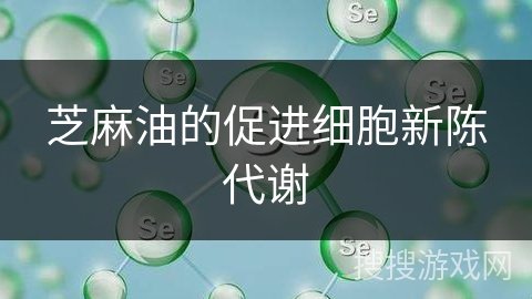 芝麻油的促进细胞新陈代谢